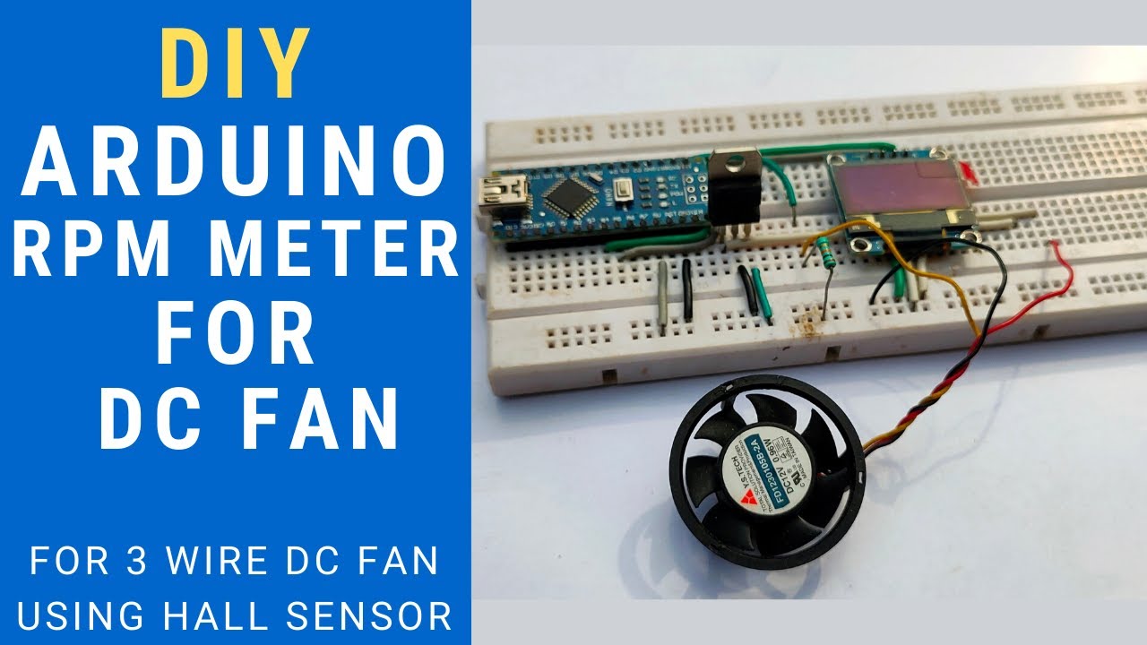 Arduino RPM measurement for DC fan using Hall effect sensor