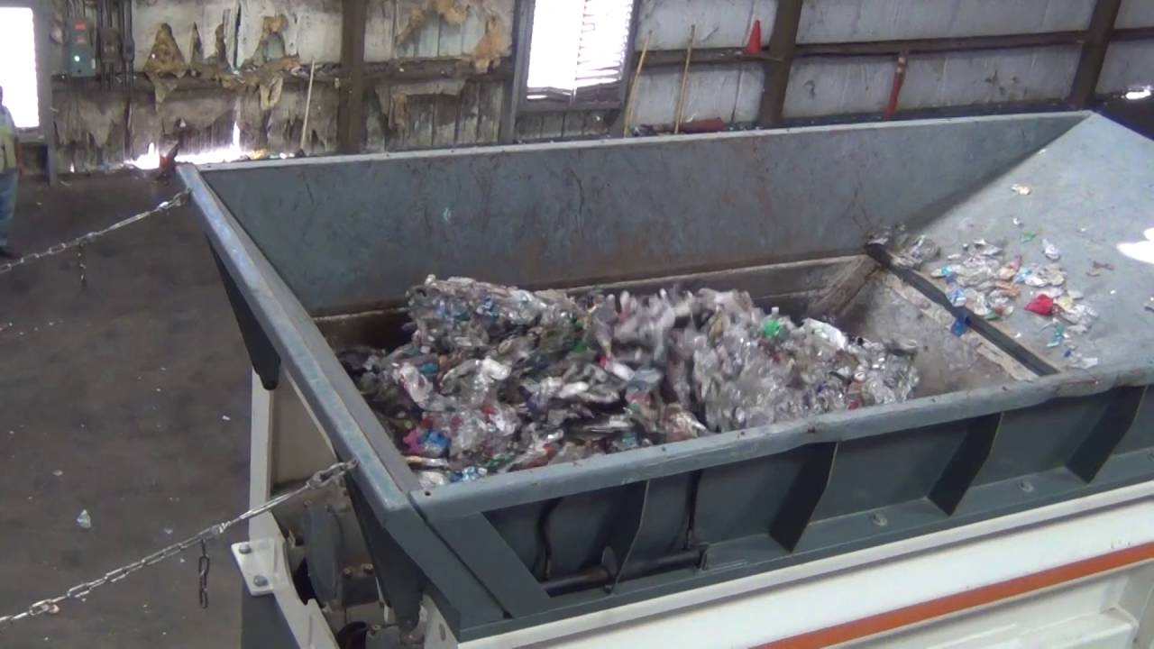 The M&J 4000-8 Breaking PET Bottle Bales