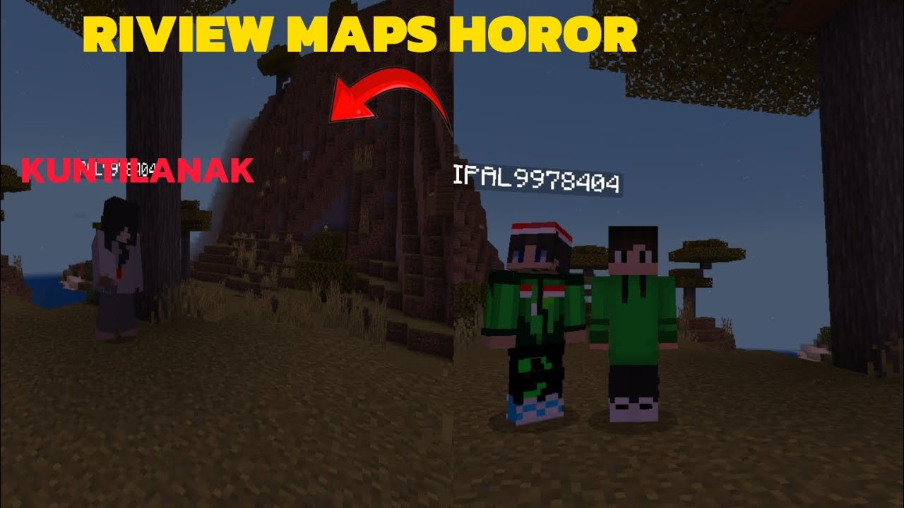 RIVIEW MAPS HOROR !! KITA RIVIEW MAPS HOROR DI MCPE