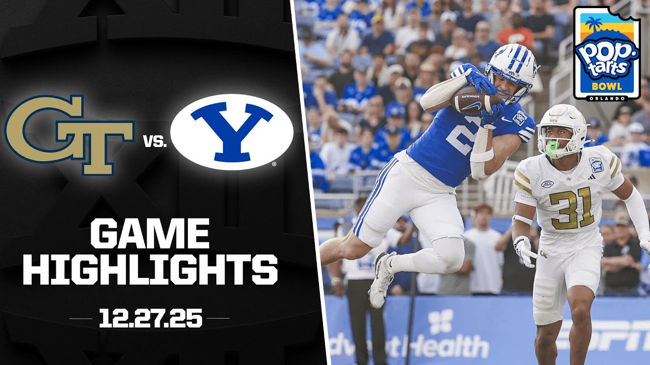 #22 Georgia Tech vs. #12 BYU Game Highlights | 2025 Pop-Tarts Bowl