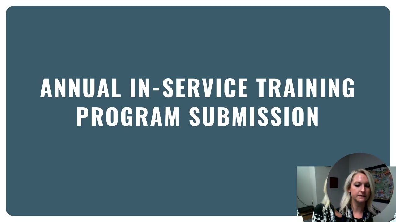 SIEC Board In-House/Entry-Level Training Program Submission (March 5, 2026)