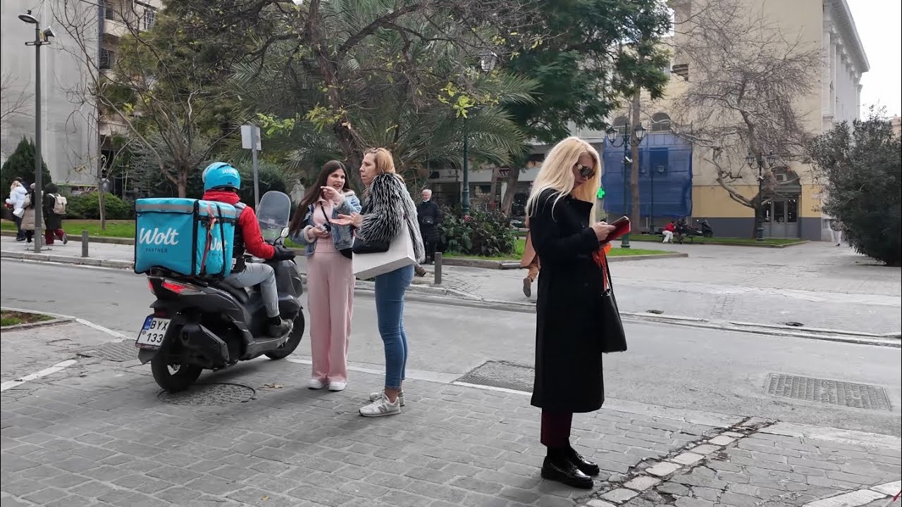 Athens downtown walk on a Saturday (Jan26)