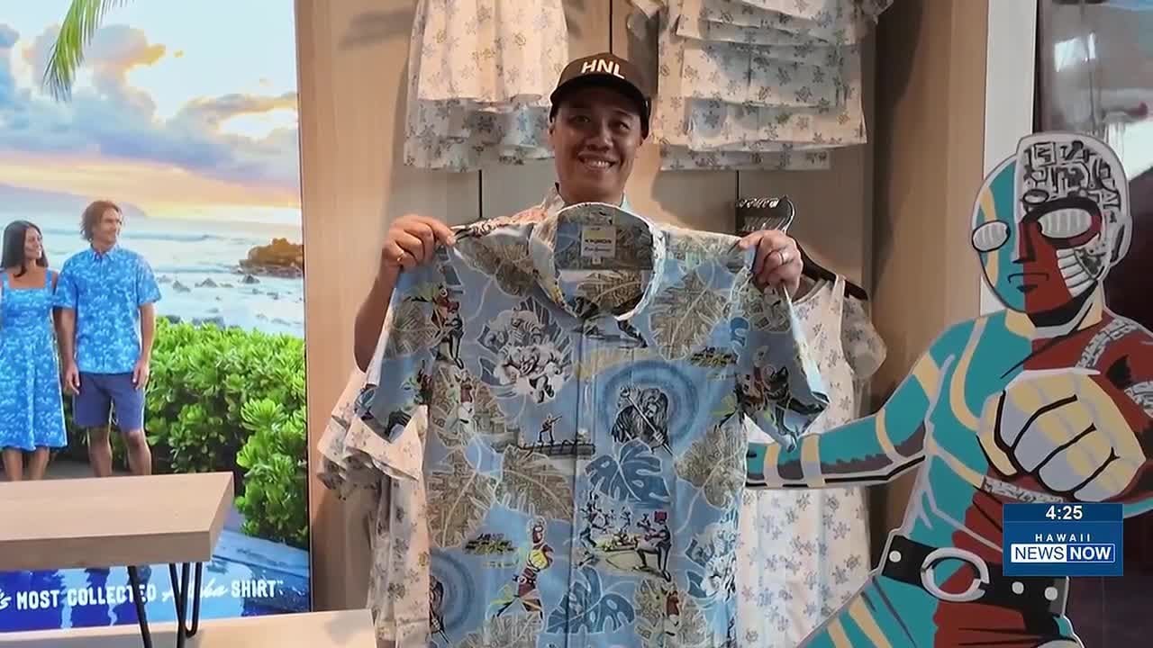 Reyn Spooner artist revives childhood hero on exclusive Kikaida Aloha shirt