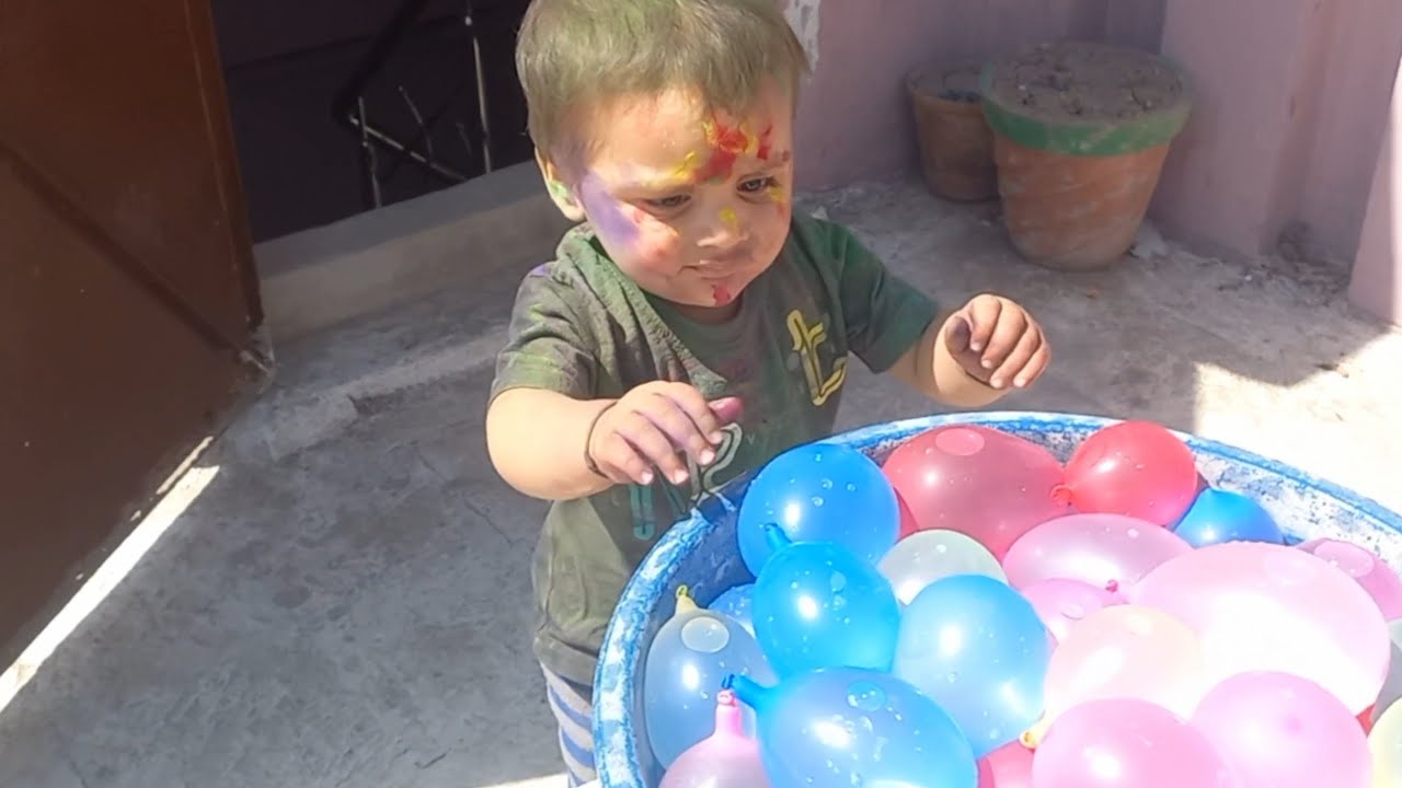 || Happy Holi || 🎈💦🤗 #anuvibes11 