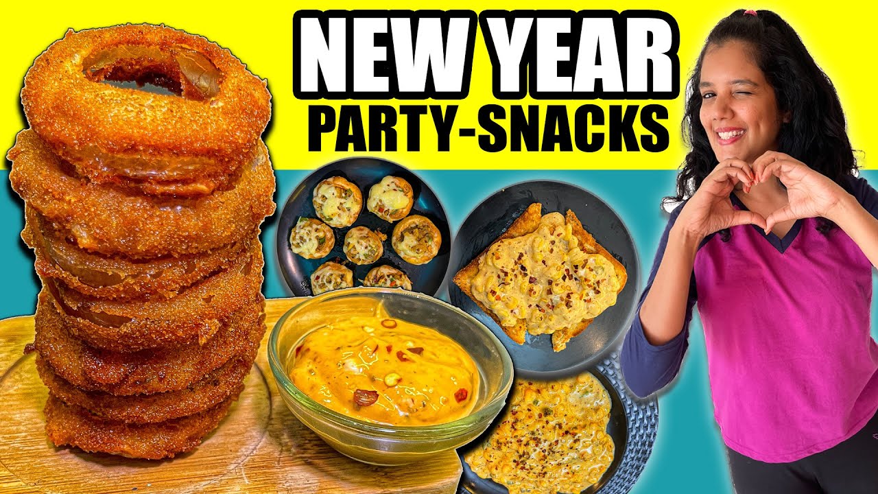 3 Party Snacks for New Year | Homemade Recipes | Mathu Soundar