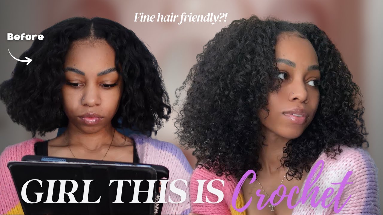 Trying Human Hair Crochet for the first time ft. HOTBRAIDS 