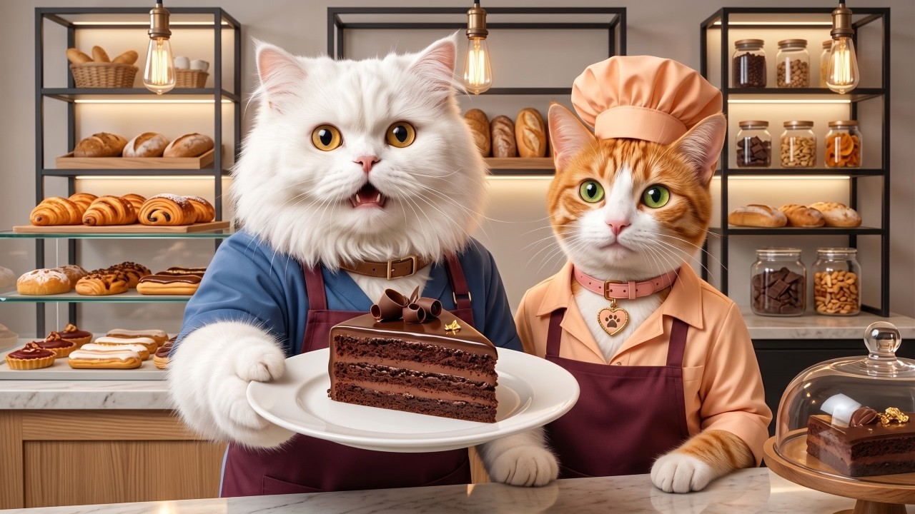 CATS' NEW BAKERY IS A HUGE HIT! 🐱🍞 Cozy Cat Stories for Relaxing 🧁💤
