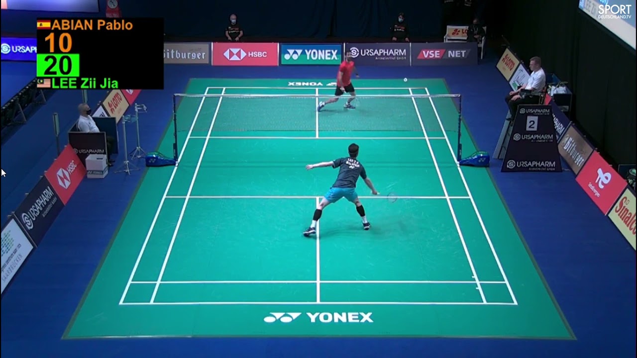 Lee Zii Jia (Mas) Vs Pablo Abian (ESP)