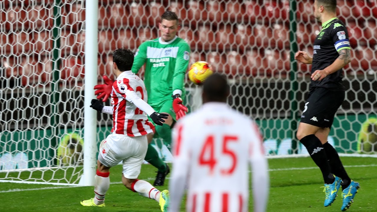 Stoke City 1 Bury 1 (4-3 pens) (Checkatrade Trophy 2016/17)