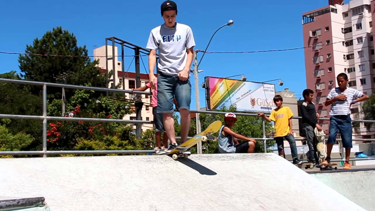 Como Dropar uma rampa de skate