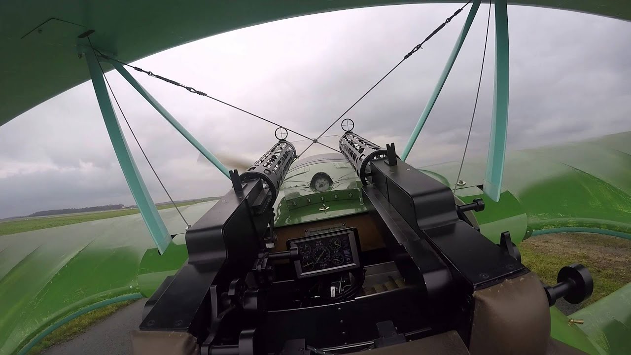 vue cockpit fokker Dr1 triplan