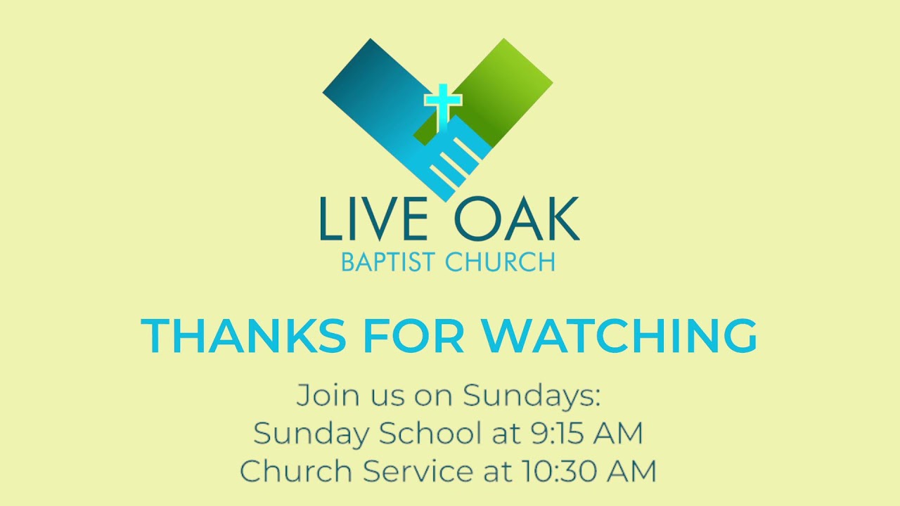 God First in My Heart - I Am Second | 02/08/2026 | Live Oak Baptist Church