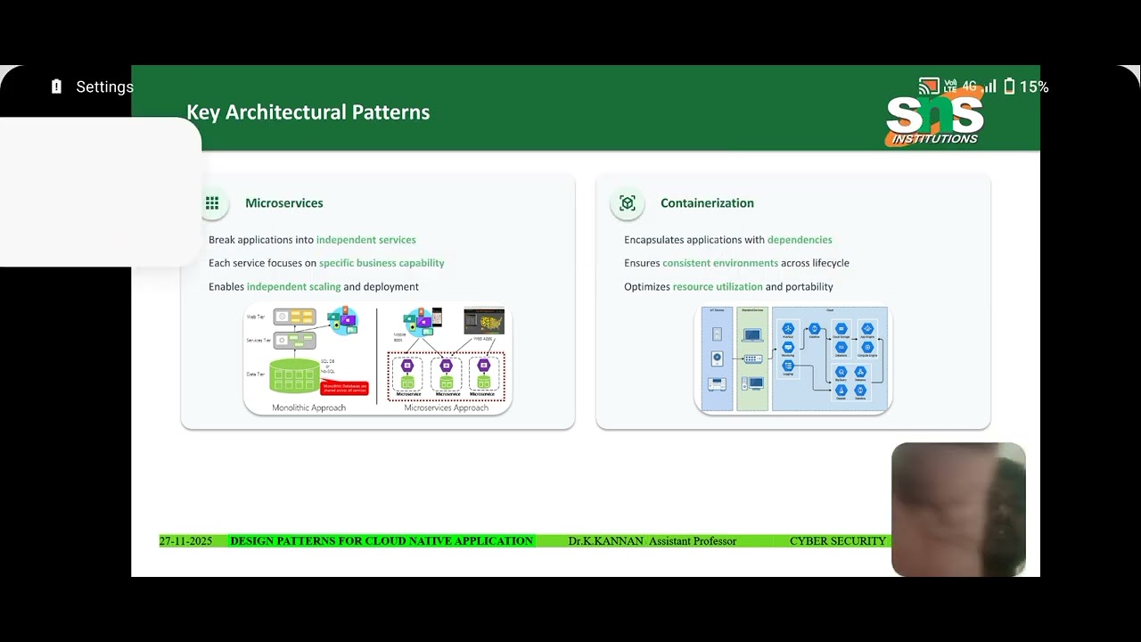 Designing Cloud Based Application|Cognitive Design Pattern and UI/UX| SNS Institutions 