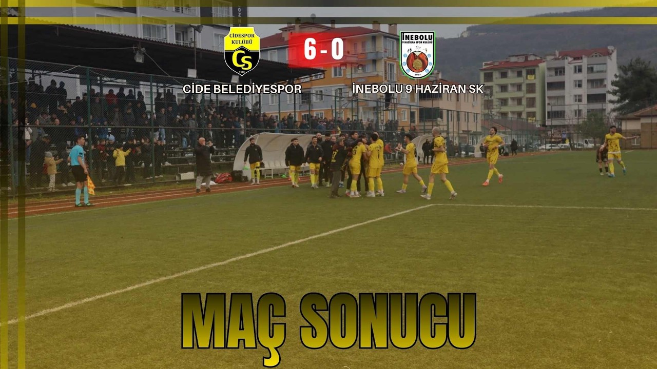 Cide Belediyespor (6) - (0) İnebolu 9 Haziran SK #12