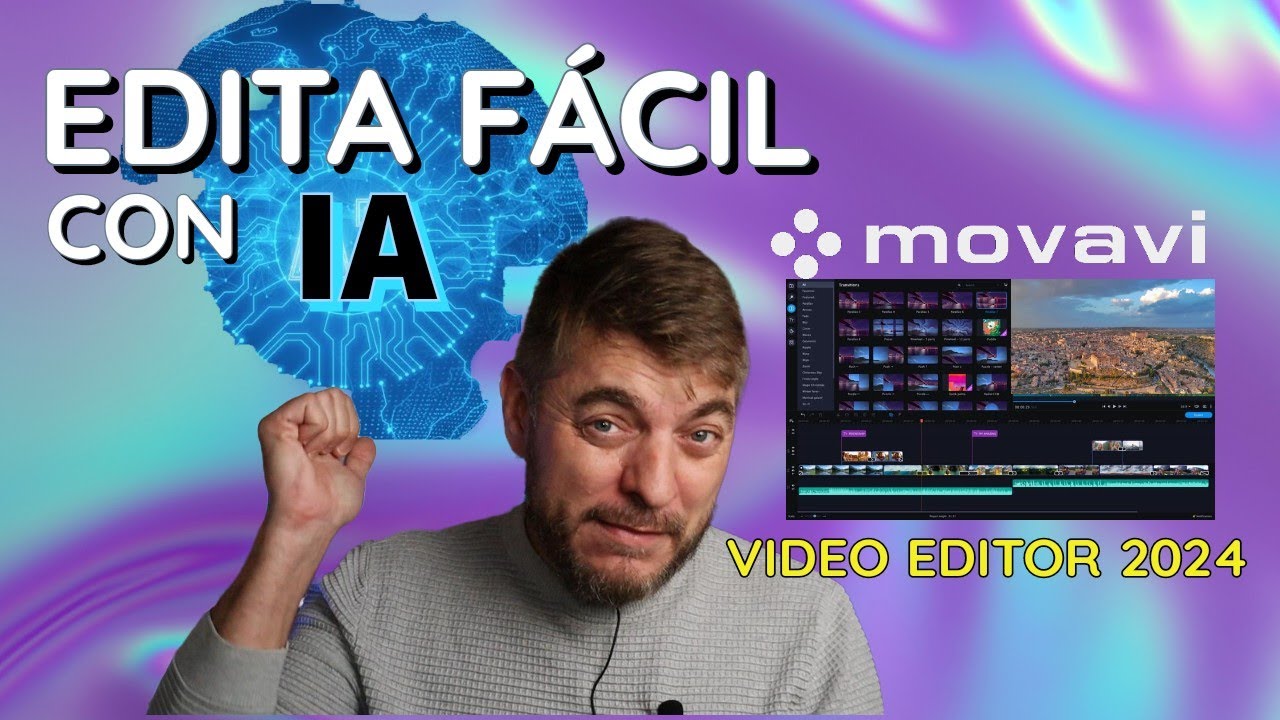 EDITA FACIL CON IA | MOVAVI VIDEO EDITOR 2024