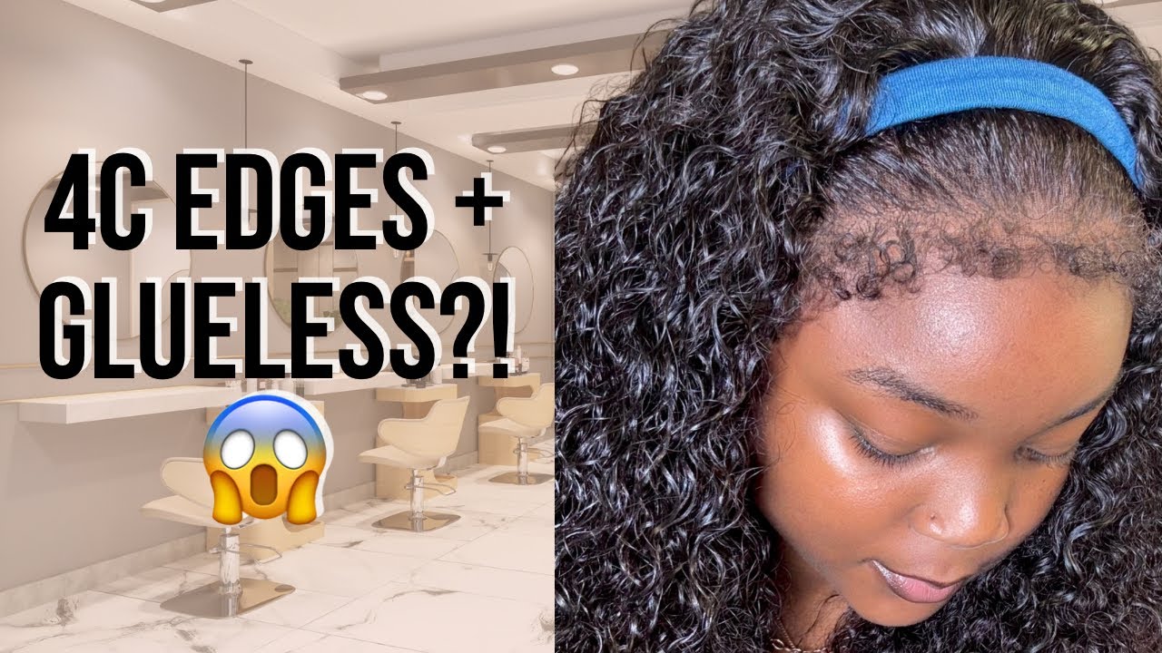 4C Edges On A Wig?! 🤭 The Most Natural Glueless Wig Ever! | Subella Hair 💖