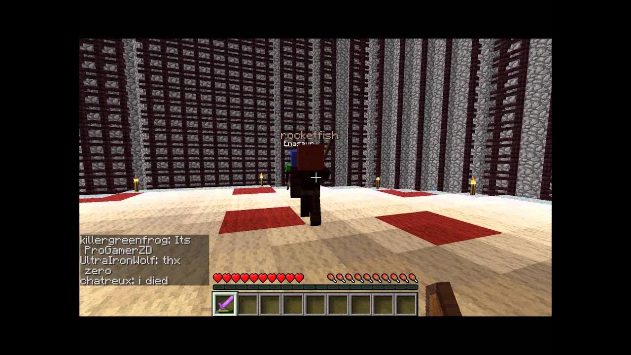 Minecraft MiniGame Sumo #2 with Justin
