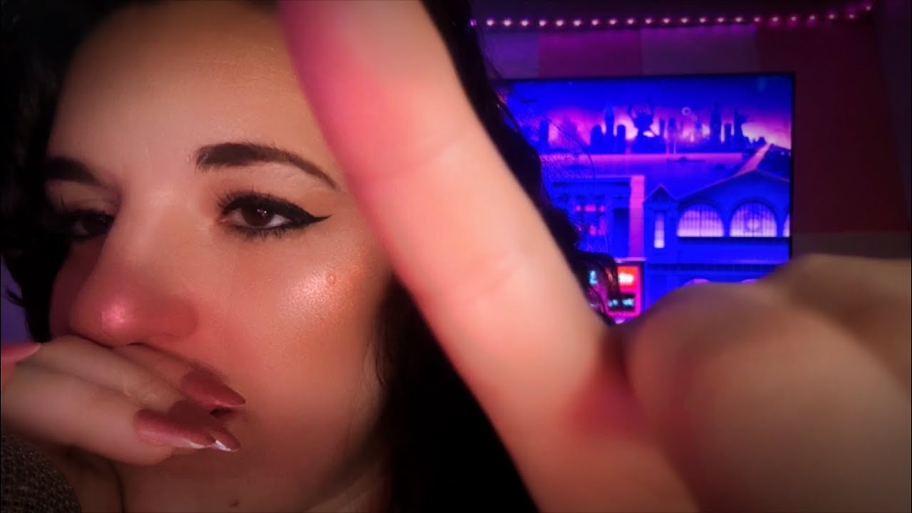 ASMR Mouth Sound Happy (post) Thanksgiving Sleepy Rambles w/hands, visuals & tapping