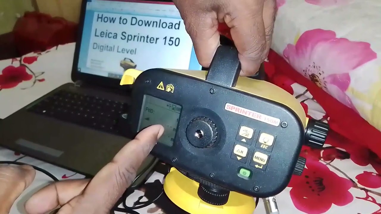 How to Download Leica Sprinter 150 Digital Level