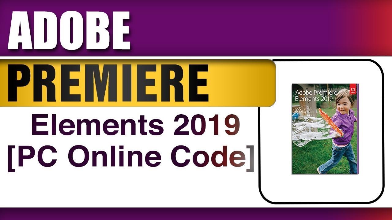 Adobe Premiere Elements 2019 [PC Online Code]