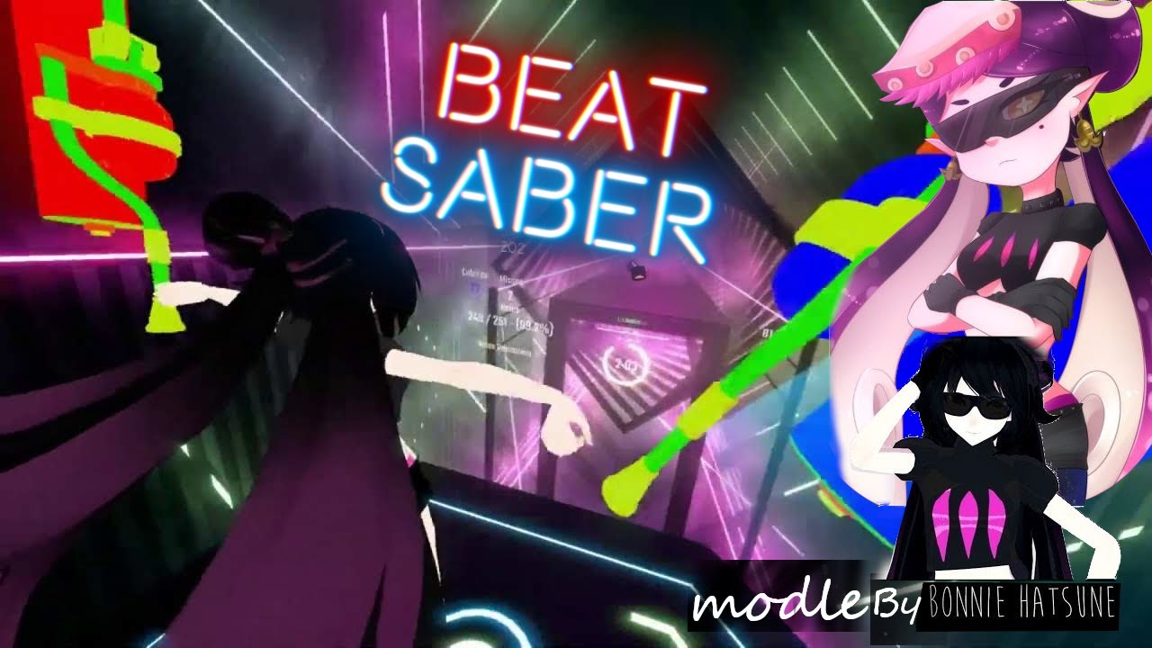 Beat Saber: Playing as Callie to Calamari Inkantation.