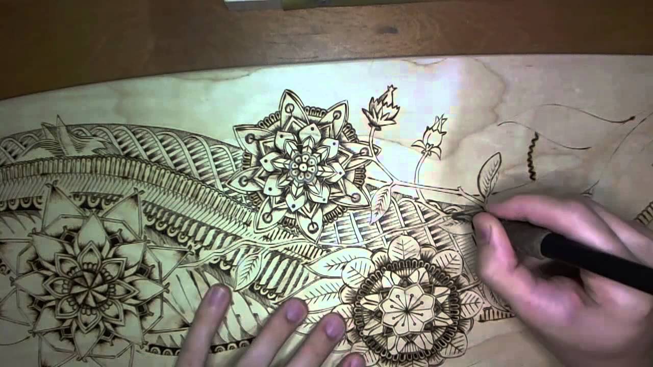 Longboard Pyrography (Wood Burning)