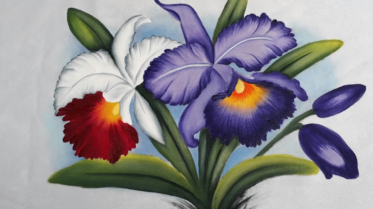 Como PINTAR orquídeas