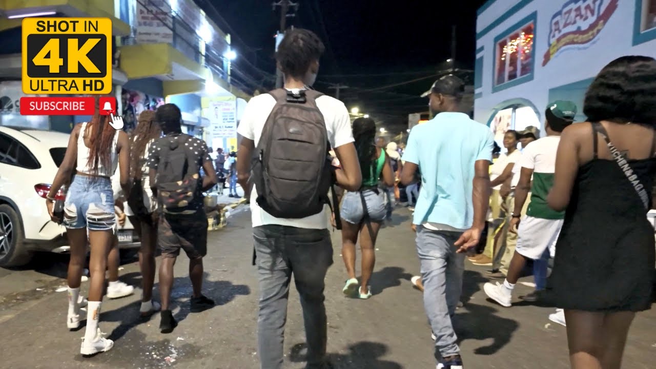 ✔️Walking LIVE Grand Market Night LINSTEAD TOWN Full Tour Christmas In Jamaica 2023 4k