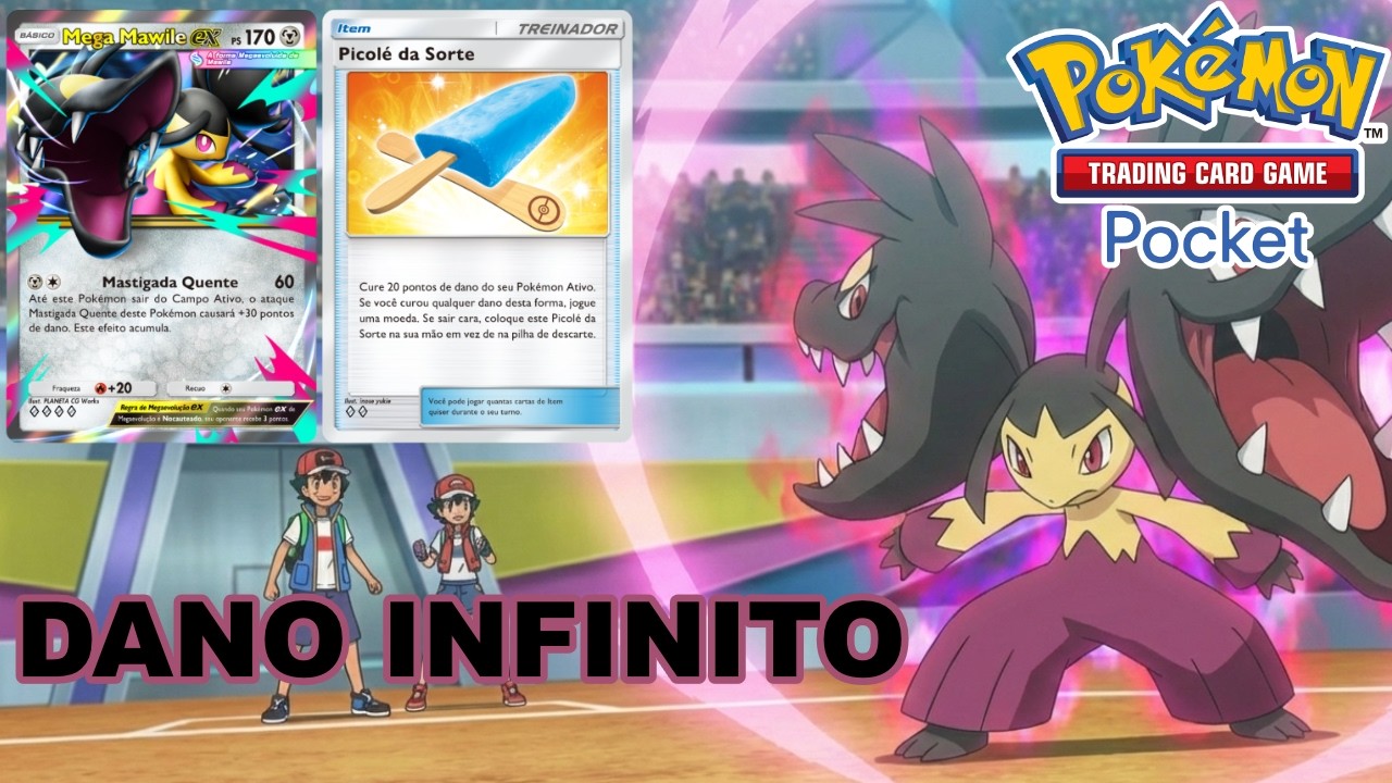 DECK DE UM POKÉMON SÓ. MEGA MAWILE - POKÉMON TCG POCKET