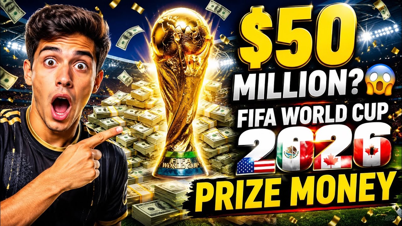 FIFA World Cup 2026 Prize Money Revealed! 🏆💰 Winners Get $50 MILLION?! 😱#fifaworldcup #fifa 