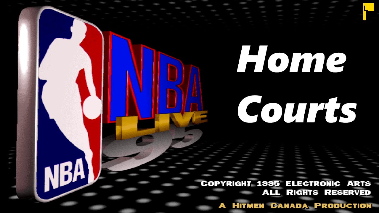 NBA Live 95 [DOS] | Sports Game Arenas and All Team Intros 🏟 🏀