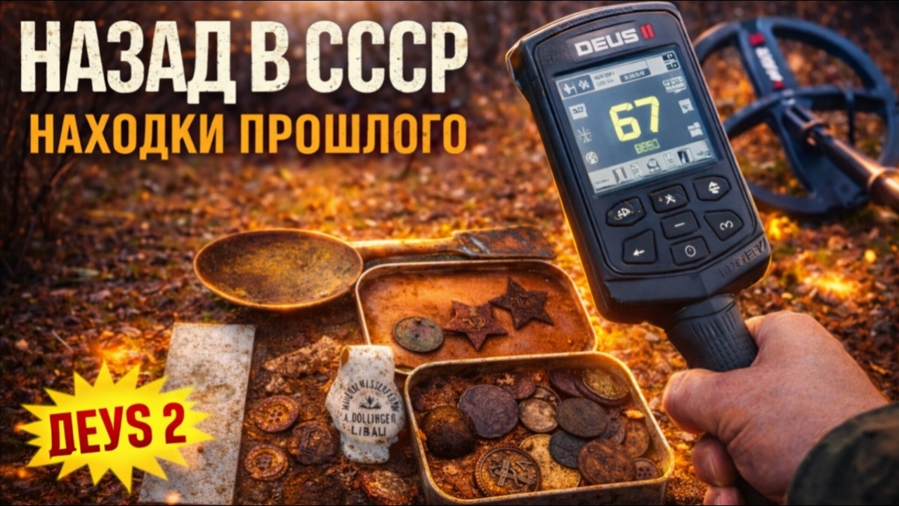 Я НЕ ОЖИДАЛ ТАКОГО...Находки СССР в лесу...DEUS 2...сезон 2026