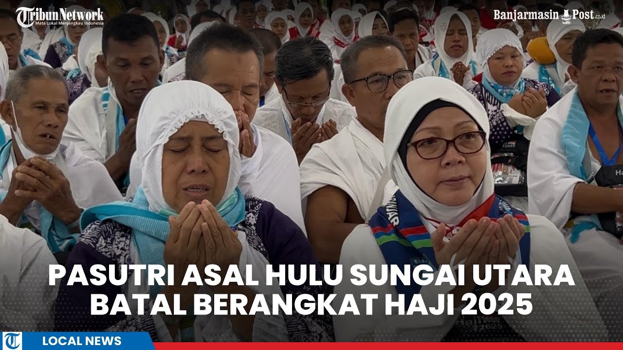 Kloter Terakhir Jemaah Haji Embarkasi Banjarmasin Dilepas, Pasutri Asal Amuntai Batal Berangkat