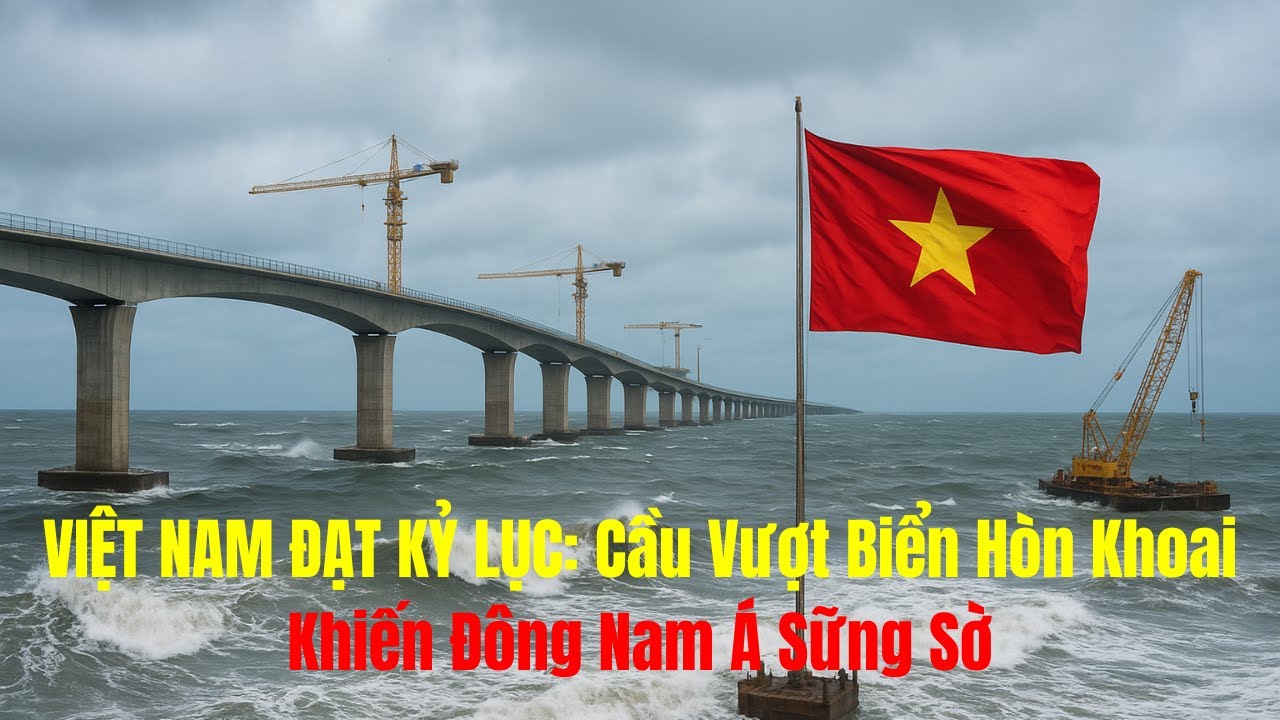 VIỆT NAM ĐẠT KỶ LỤC: Cầu Vượt Biển Hòn Khoai Khiến Đông Nam Á Sững Sờ