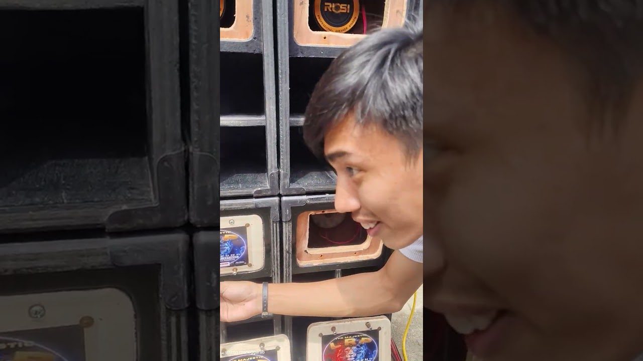 d5 speaker reveal at brgy. igpanolong sibalom #speaker #battle #microsounds
