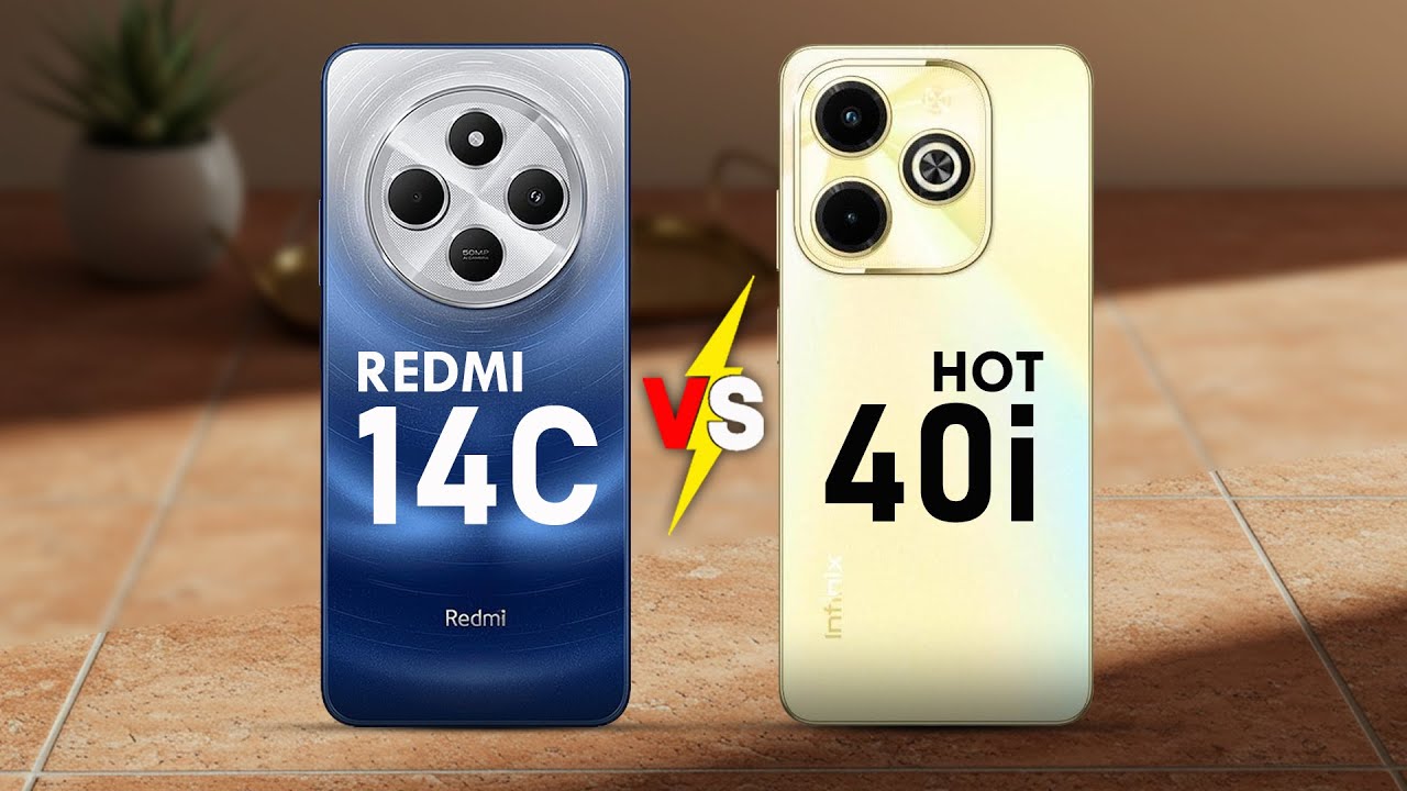 🔥 Дуэль высоких технологий!! Redmi 14C против Infinix Hot 40i в схватке смартфонов!!