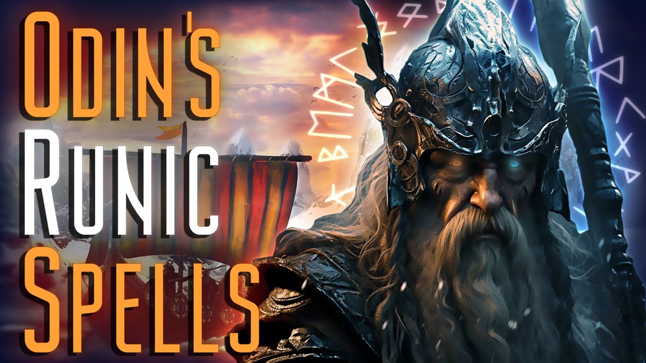 Runic Spells that Odin Learned ▶︎ Journey through Norse Mythology