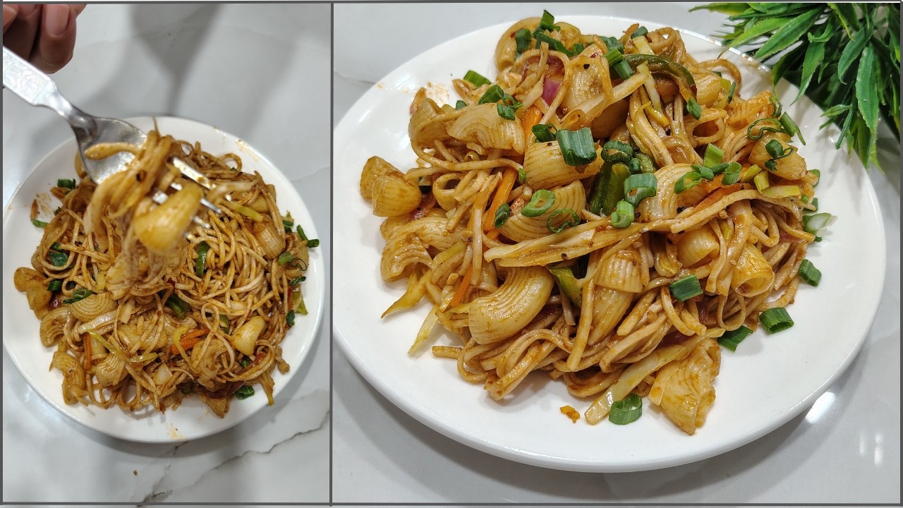 Street Style Veg Chowmein| ठेले वाली चाऊमीन भूल जाओगे जब घर पे चाऊमीन बनाओगे | Bushra’s Yummy Recipe