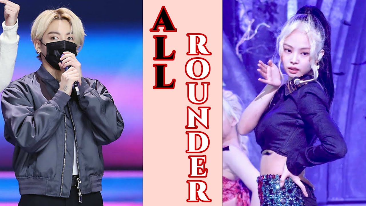 Jungkook and Jennie being All-rounders in K-pop!