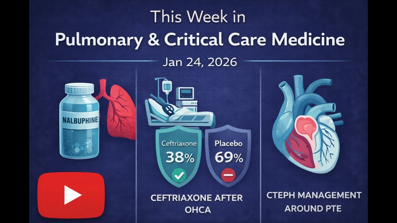 IPF Cough Treatment, Post–Cardiac Arrest Antibiotics, and CTEPH Surgery Care. TWPCCM