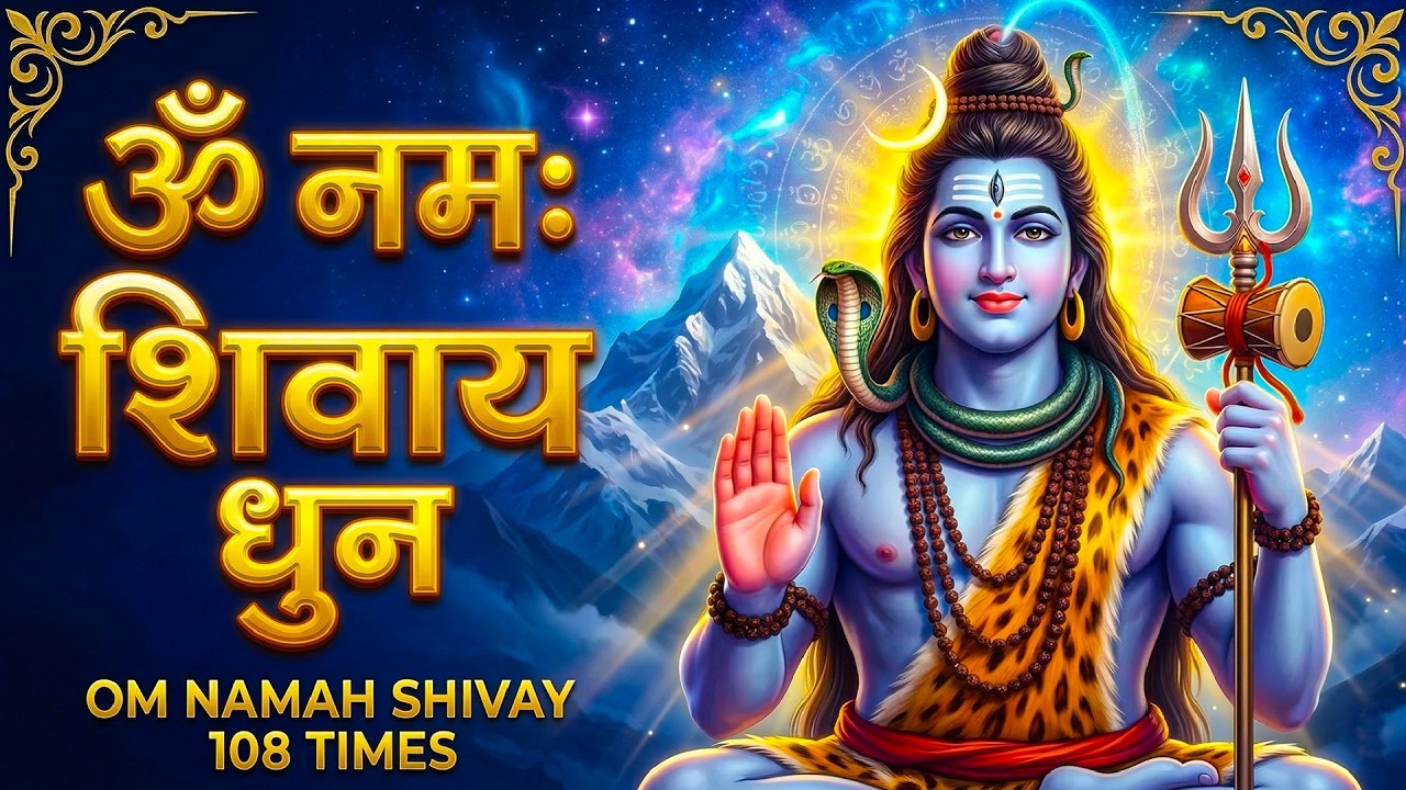 LIVE: ॐ नमः शिवाय धुन | Om Namah Shivaya ShivDhun | NonStop ShivDhun | Daily Mantra