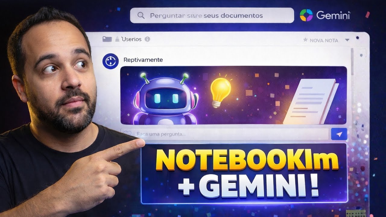 O NotebookLM ficou SURREAL com o Gemini! (Transforme PDFs em Jogos e Cursos)