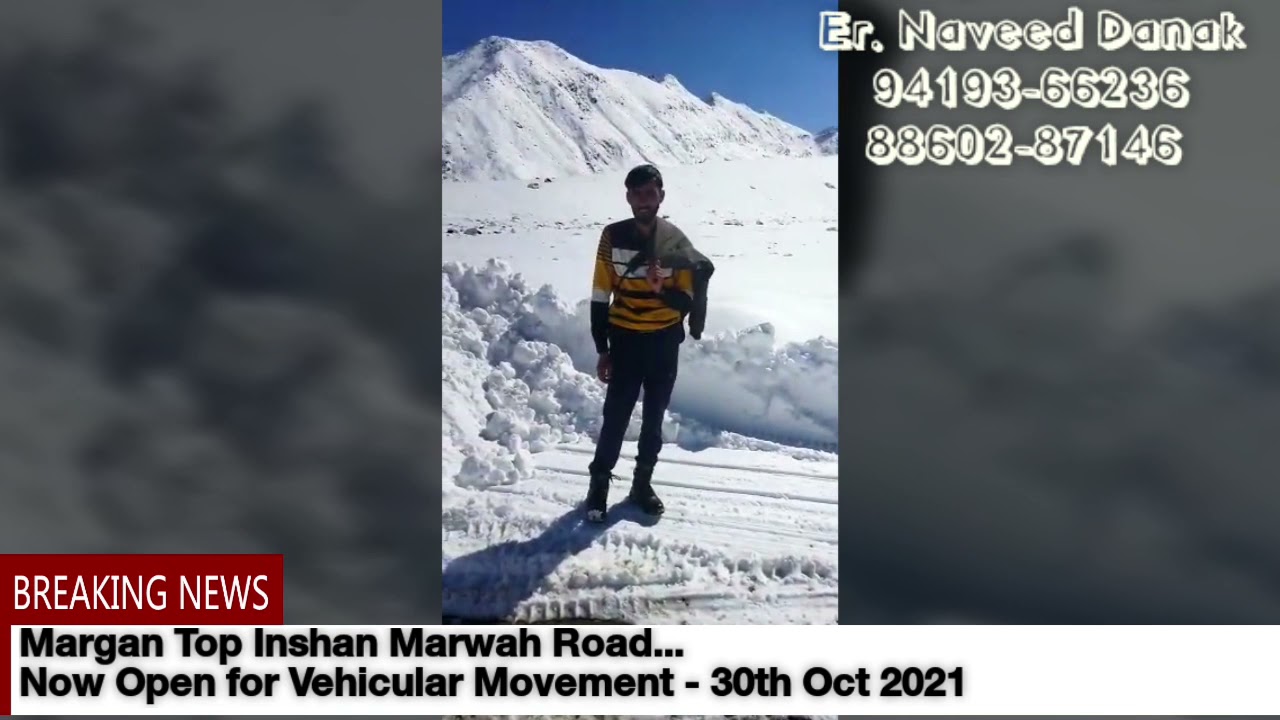 Margan Top Inshan Marwah Road...Now Open for Vehicular Movement...30th Oct 2021