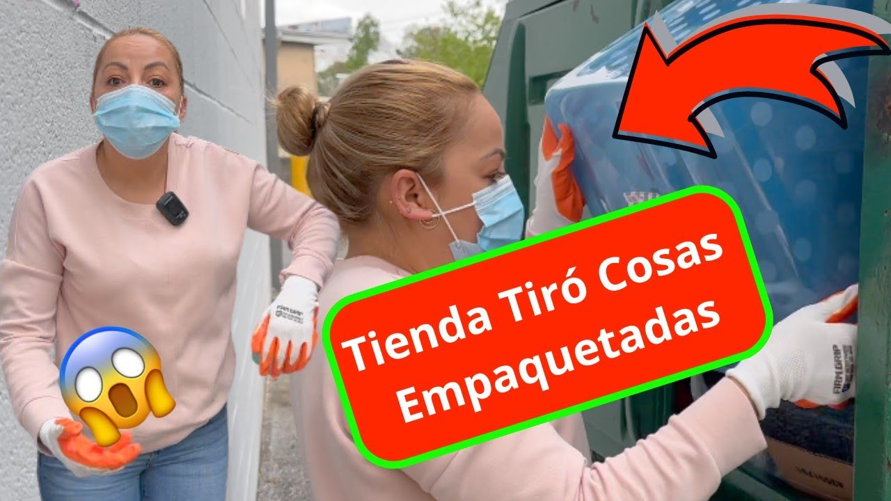 TIENDA TIRÓ COSAS EMPAQUETADAS A LA BASURA Increible Esto me Dejo Con la Boca Abierta😱🇺🇸😳#NoemyB