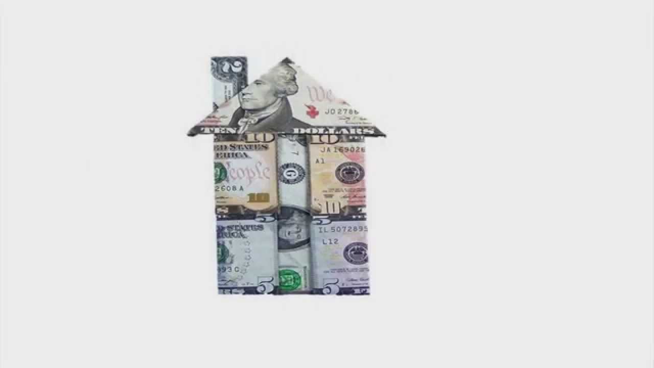 how to Make an Easy to fold Money Origami House Design