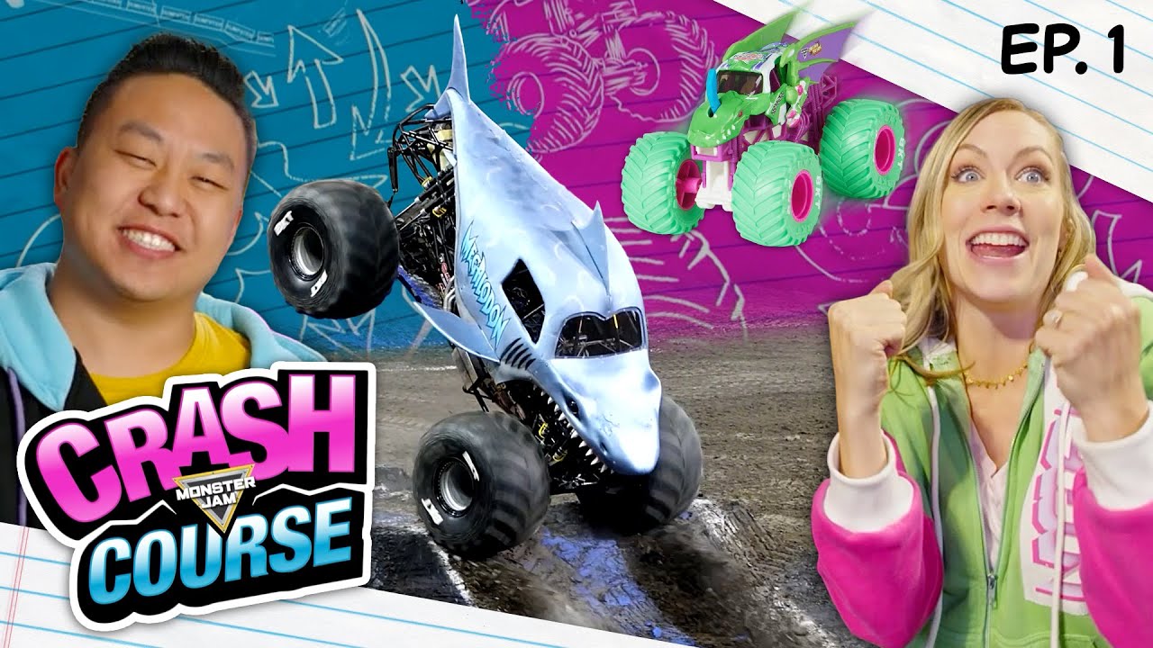 It&rsquo;s TEAM NEON vs TEAM NITRO at a live event! | MONSTER JAM&reg; Crash Course | Episode 1