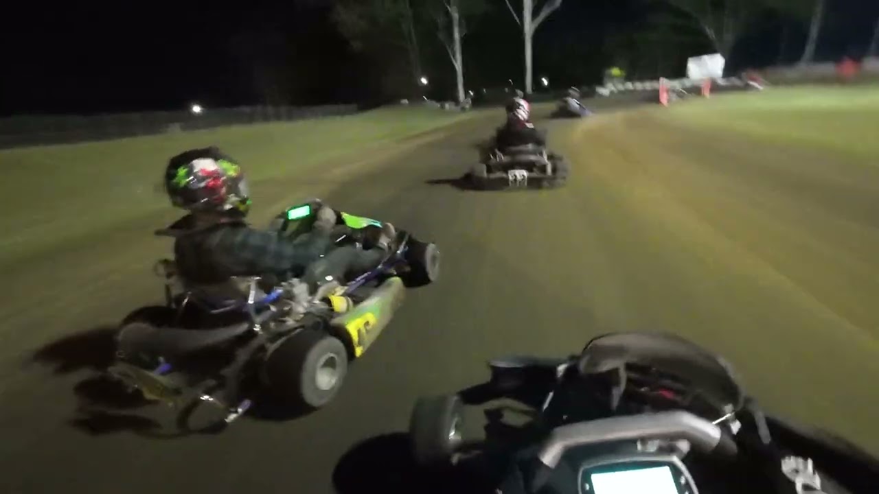 Dirt karts 24/1/26 crash and bent 