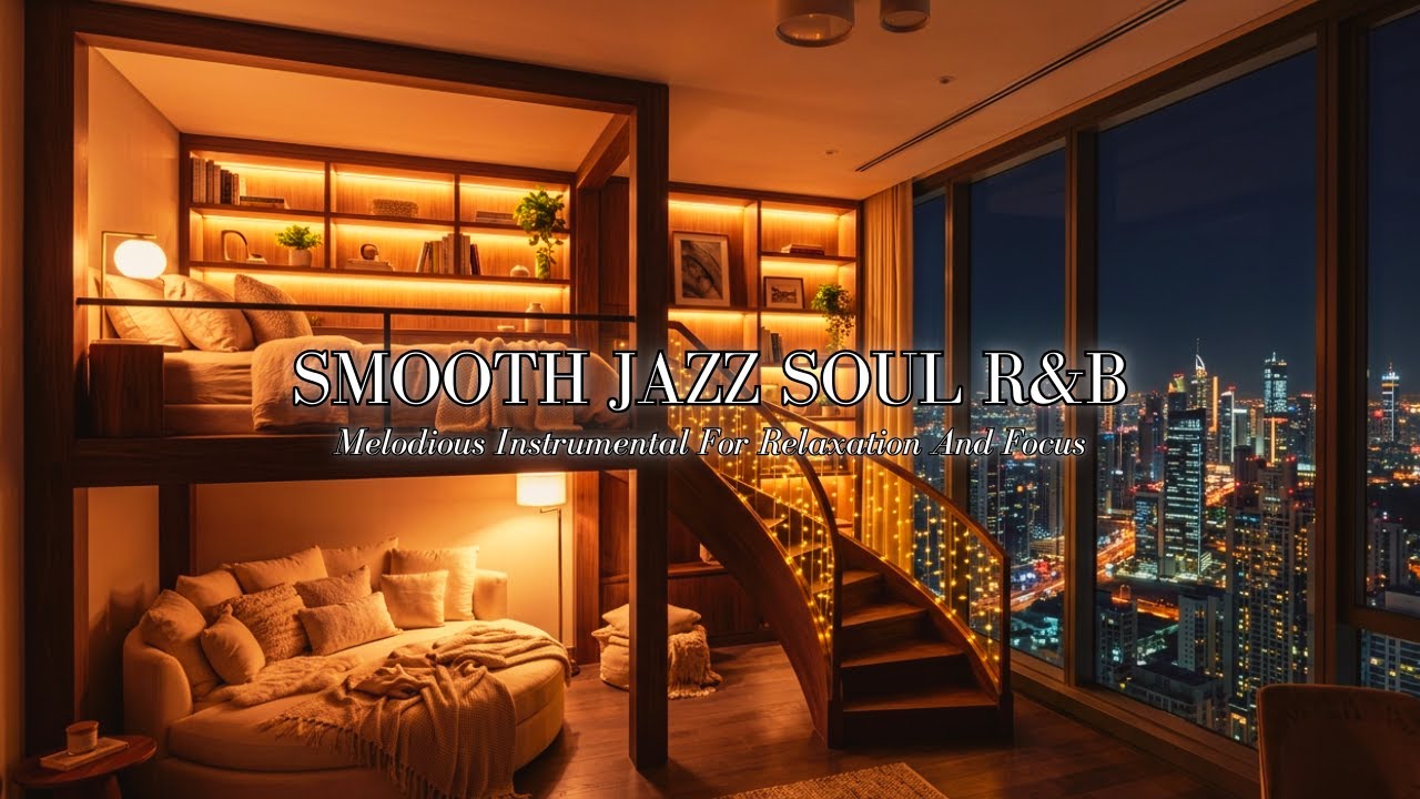🔴 Jazz Soul R&B Mix | Late Night Work Sessions & Deep Focus