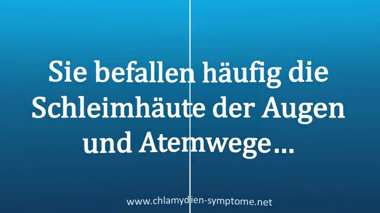Chlamydien Infektion und Symptome