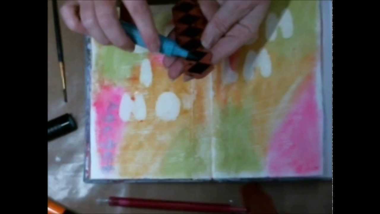 Art journal with Faber-Castell and Terri Sproul